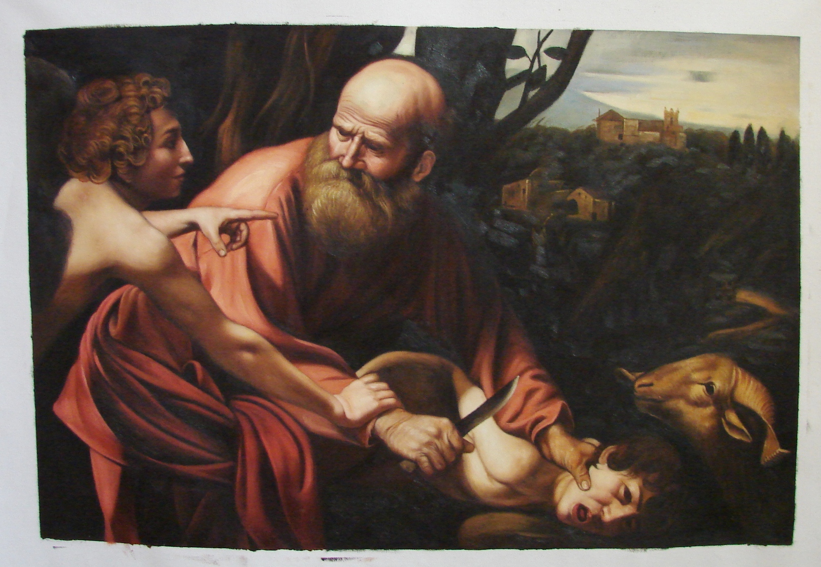 Caravaggio Sacrifice Of Isaac 