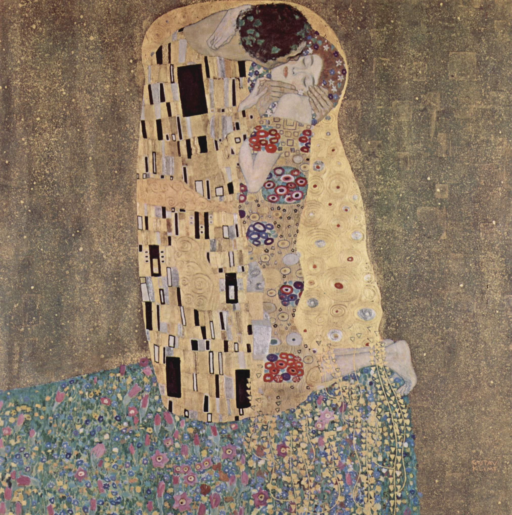 Klimt's The Kiss